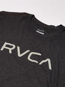 img 3 attached to RVCA черная футболка с короткими рукавами: стильная мужская одежда в разделе футболки и майки