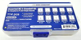 img 3 attached to Набор "Micro Connectors" из 114 штук стойки M2.5 разного размера: идеально подходит для Raspberry Pi и одноплатных плат - разные размеры.