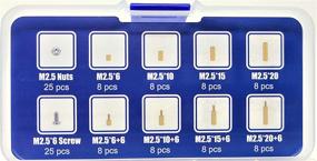 img 1 attached to Набор "Micro Connectors" из 114 штук стойки M2.5 разного размера: идеально подходит для Raspberry Pi и одноплатных плат - разные размеры.