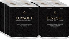 img 4 attached to 🧻 LUXSOFT Premium 3-Ply Luxury Toilet Paper 10-Pack - Septic, RV, and Boat Safe with Fast Dissolving Material (10 Pack - 60 Rolls)