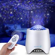 🌌 flyinwe galaxy star projector, bedroom decor for kids and teens, night light with music speaker, white noise sound machine, led lights for a relaxing atmosphere logo