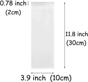 img 3 attached to Count Clear Resealable Bags Ziplock