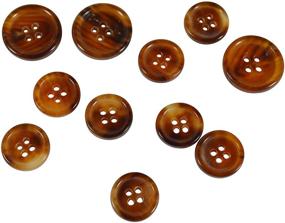 img 1 attached to Premium Chestnut Buffalo Buttons Blazers