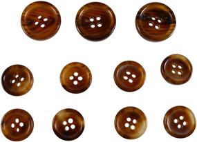 img 4 attached to Premium Chestnut Buffalo Buttons Blazers