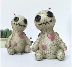 img 4 attached to Cacukap Voodoo Doll Cone Incense Burner 🧙 - Unique Home Decoration Incense Burner (2 Pack)