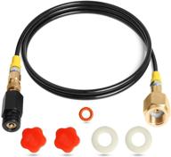 efficient co2 adapter: connect sodastream to paintball co2 refill - 60 inch hose with accessory kit - direct connect to tr21-4 - co2 adapter for 20 lb tanks logo