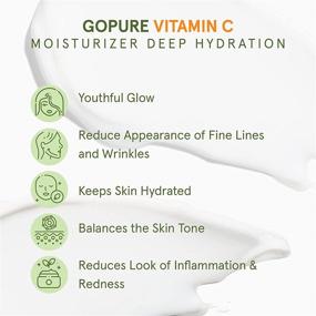 img 3 attached to 🍊 GoPure Vitamin C Face Cream Moisturizer: Effective Hydration & Youthful Glow for Wrinkle Reduction