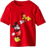 boys' t-shirt featuring disney's mickey mouse logo