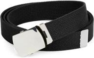 👨 adjustable polished mens military webbing - holdem logo