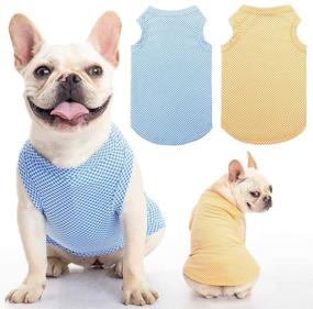 img 4 attached to 🐶 Dog Cooling Shirt 2-Pack - Breathable Instant T-Shirts, Comfortable Summer Clothes Vest, Fast-Drying & Absorbent for Dogs Cats Puppy