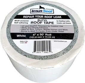 img 2 attached to 🏠 Imus Seal Butyl Roof Tape - Superior Leak, Crack, and Seam Sealant (4” x 50’, White)