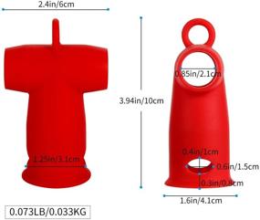 img 3 attached to 🔴 Red Silicone Steam Release Diverter - Instant Pot Accessories for 3/5/6/8 Quart - Compatible with Duo/Duo Plus/Smart Models - By Vnray