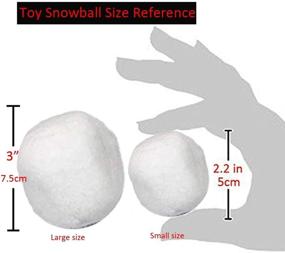 img 3 attached to ❄️ CyberDyer Snow Toy Balls - Safe and Mess-Free Snow Plush Balls for Indoor or Outdoor Fun - 20 Pack (Small Size)