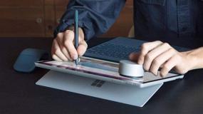 img 3 attached to 🖊️ Карандаш Microsoft Surface цвета "Мак" для Surface Pro 7, Pro 6, Surface Laptop 3, Surface Book 2, Laptop 2, Surface Go, Studio 2, Pro 5, Pro 4 - 4096 уровня давления, резиновый стирающий элемент, Bluetooth 4.0.