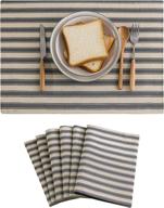 🏡 home brilliant farmhouse placemats: resistant, stylish, and practical логотип