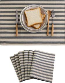 img 4 attached to 🏡 Home Brilliant Farmhouse Placemats: Resistant, Stylish, and Practical