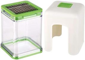 img 3 attached to 🍟 Efficient Progressive International Tower Fry Cutter: A Versatile White/Green Kitchen Essential