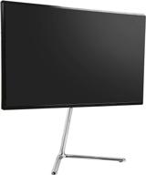 🖼️ ynvision modern easel tv stand & mount: adjustable viewing angle, 49-70 inch (chrome) logo