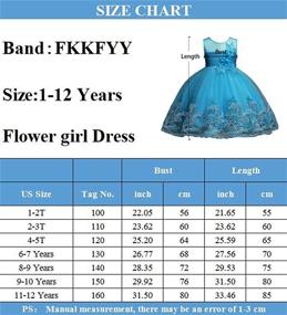 img 1 attached to Enchanting Sequin Lace Flower Dress for Girls, 1-12 Years - Perfect for Wedding Parties!