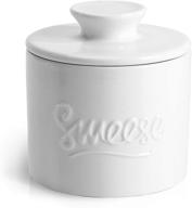 sweese porcelain butter keeper crock: 🧈 the essential tool for fresh and spreadable butter logo