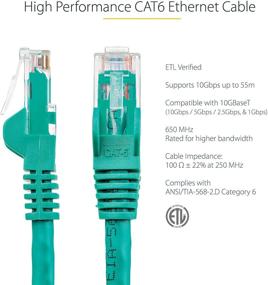 img 2 attached to 🔋 Snagless Patch Cable N6PATCH10GN by StarTech Com - Eco-Friendly Green