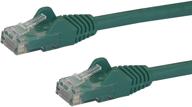 🔋 snagless patch cable n6patch10gn by startech com - eco-friendly green логотип