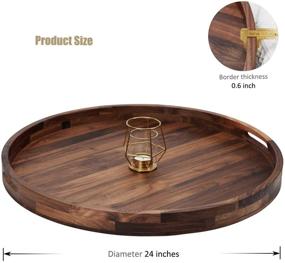 img 3 attached to MAGIGO Ottoman Breakfast Circular Decorative: Enhance Your Home Decor with Style and Functionality