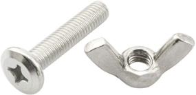 img 2 attached to PSCCO 10PCS Stainless Screws Sidewalk