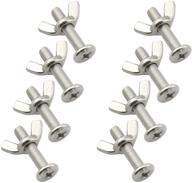 pscco 10pcs stainless screws sidewalk logo