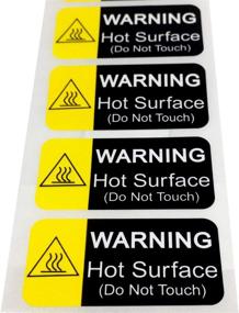 img 2 attached to Inch Surface Warning Labels Touch