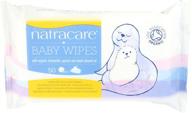 👶 natracare organic cotton baby wipes: 100% pure and nurturing with soothing chamomile, apricot, and sweet almond oil – 16 packs, 800 wipes total logo