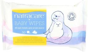 img 4 attached to 👶 Natracare Organic Cotton Baby Wipes: 100% Pure and Nurturing with Soothing Chamomile, Apricot, and Sweet Almond Oil – 16 Packs, 800 Wipes Total