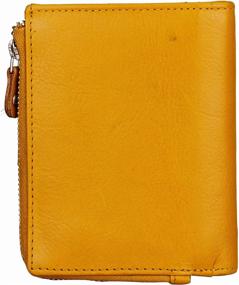 img 3 attached to Finelaer Yellow Leather Clutch Wallet