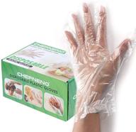 kitchen cleaning food handling gloves, 1200 pcs (600 pairs) - disposable plastic gloves logo