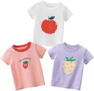 👧 adorable kumary toddler little girls' clothing - 3 packs of sleeve tops logo