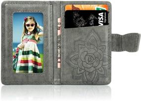 img 3 attached to MEUPZZK Cell Phone Wallet Slim 3M Adhesive Credit Card Holder Stick On Wallet Cell Phone For IPhone/Android/Samsung Galaxy And Most Smartphones (A-Grey)