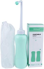 img 3 attached to Portable Handheld Bidet Bottle: 2 Pack Travel Sprayer Kit for Personal Hygiene Care on-the-go – Green Bottle with Extra Long Pointed Nozzle for Women, Baby, and Elderly