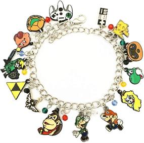 img 4 attached to Classic Game Gaming: The Legend of Zelda, Animal Villagers Crossing, Mario Yosh, Princess Peach, Smash All Stars, Dreamland Bracelet Gifts for Girls, Women, Men