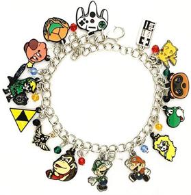 img 2 attached to Classic Game Gaming: The Legend of Zelda, Animal Villagers Crossing, Mario Yosh, Princess Peach, Smash All Stars, Dreamland Bracelet Gifts for Girls, Women, Men