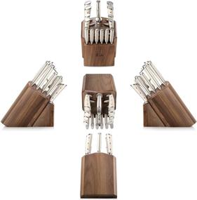 img 2 attached to 🔪 17-Piece Knife Block Set in Walnut with German Steel Forging - Cangshan S1 Series 1022599