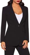 👗 effortlessly chic: beyond wrinkle resistant one button boyfriend maritime women's clothing logo
