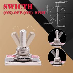 img 2 attached to 💧 Waterproof Rocker Momentary Position Switch: Twidec's High-Quality Solution