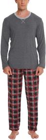 img 4 attached to SWOMOG Pajama Sleepwear Comfort Pajamas