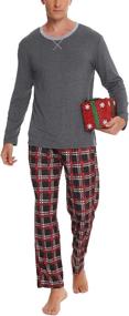 img 1 attached to SWOMOG Pajama Sleepwear Comfort Pajamas