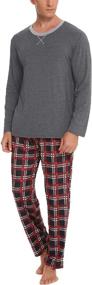 img 3 attached to SWOMOG Pajama Sleepwear Comfort Pajamas