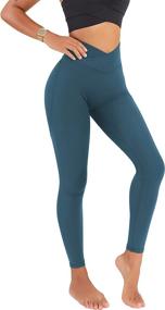 img 4 attached to KUNISUIT Scrunch Lifting Leggings Waisted Sports & Fitness in Running