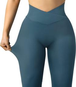 img 1 attached to KUNISUIT Scrunch Lifting Leggings Waisted Sports & Fitness in Running