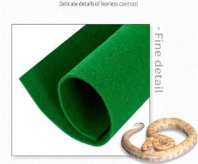 img 2 attached to 🐍 Tfwadmx Reptile Carpet: 2 Pack of Bearded Dragon Mat for Terrarium - Substrate Liner Bedding for Snake, Turtle, Lizard, Geckos, Hermit Crabs (24'' X 16'')