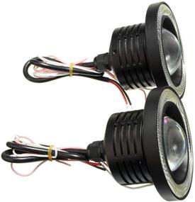 img 2 attached to Лампы противотуманных фар High Power COB LED с кольцом DRL Halo - круглые 3.5" - упаковка из 2 шт.