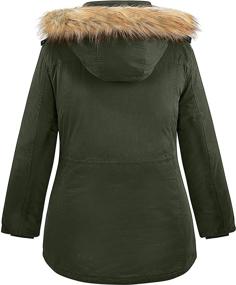 img 3 attached to Soularge Women's Winter Military Cotton Coats, Jackets & Vests: Stylish and Warm Women's Clothing